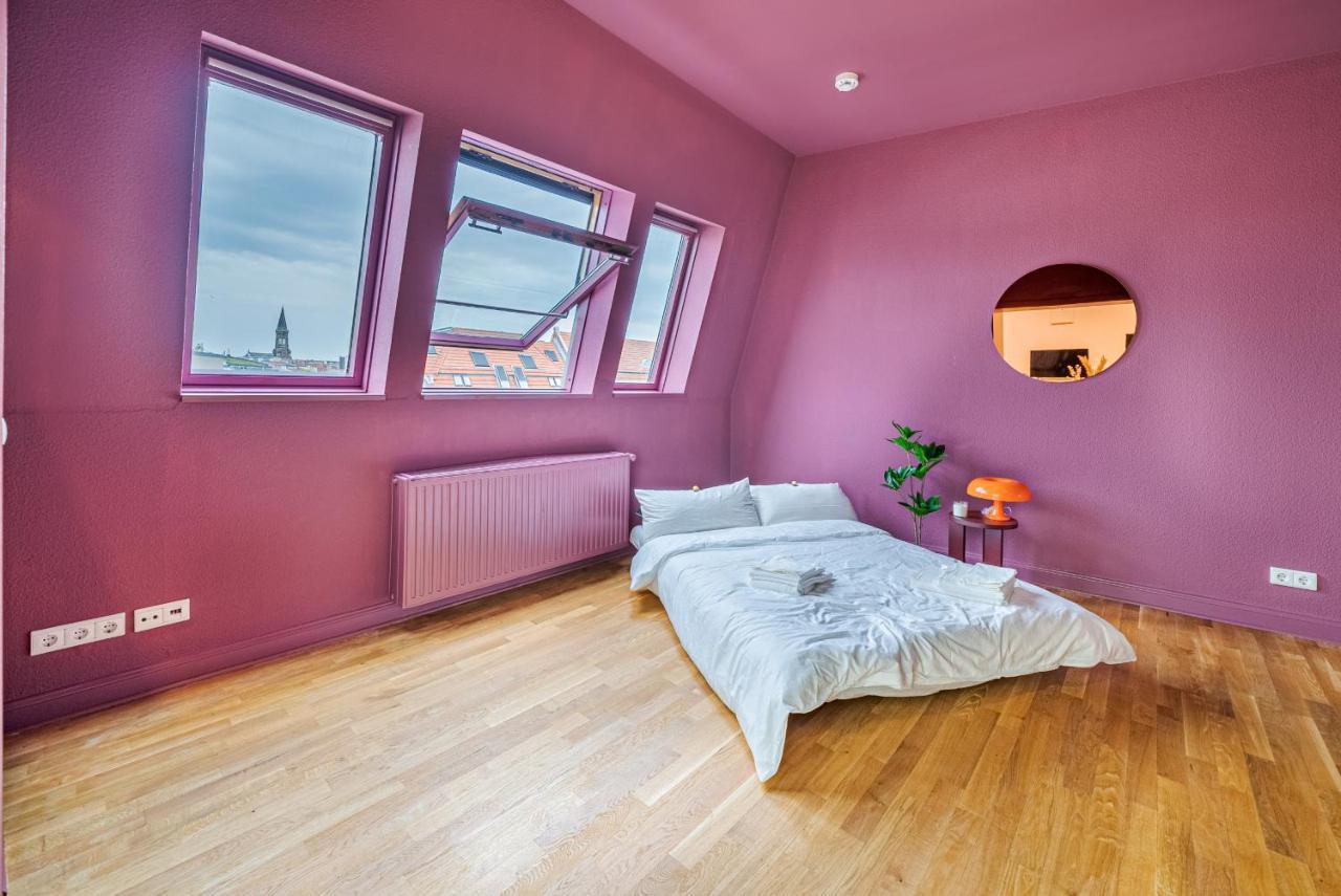 Appartamento Sky Loft In The Heart Of Berlino Esterno foto