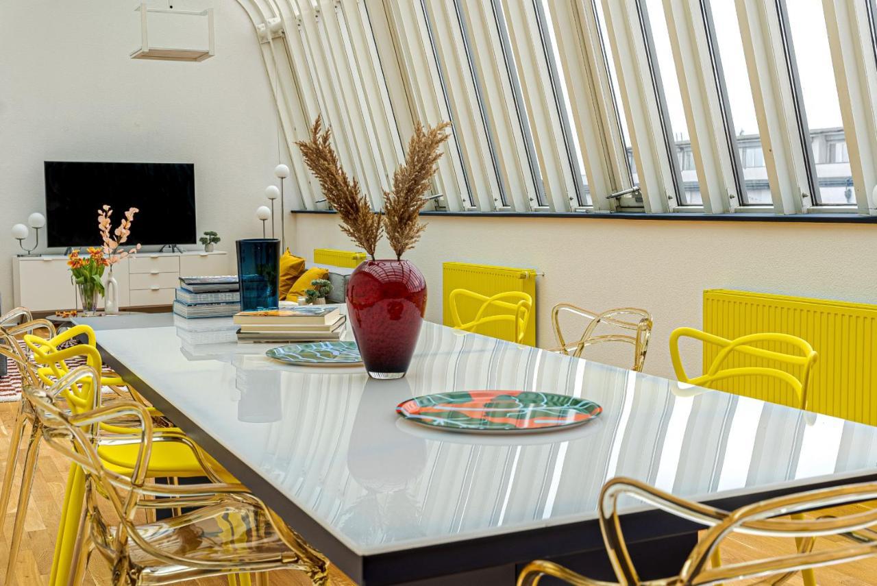 Appartamento Sky Loft In The Heart Of Berlino Esterno foto