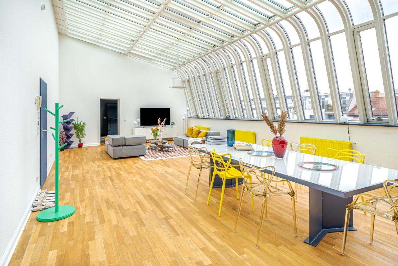 Appartamento Sky Loft In The Heart Of Berlino Esterno foto