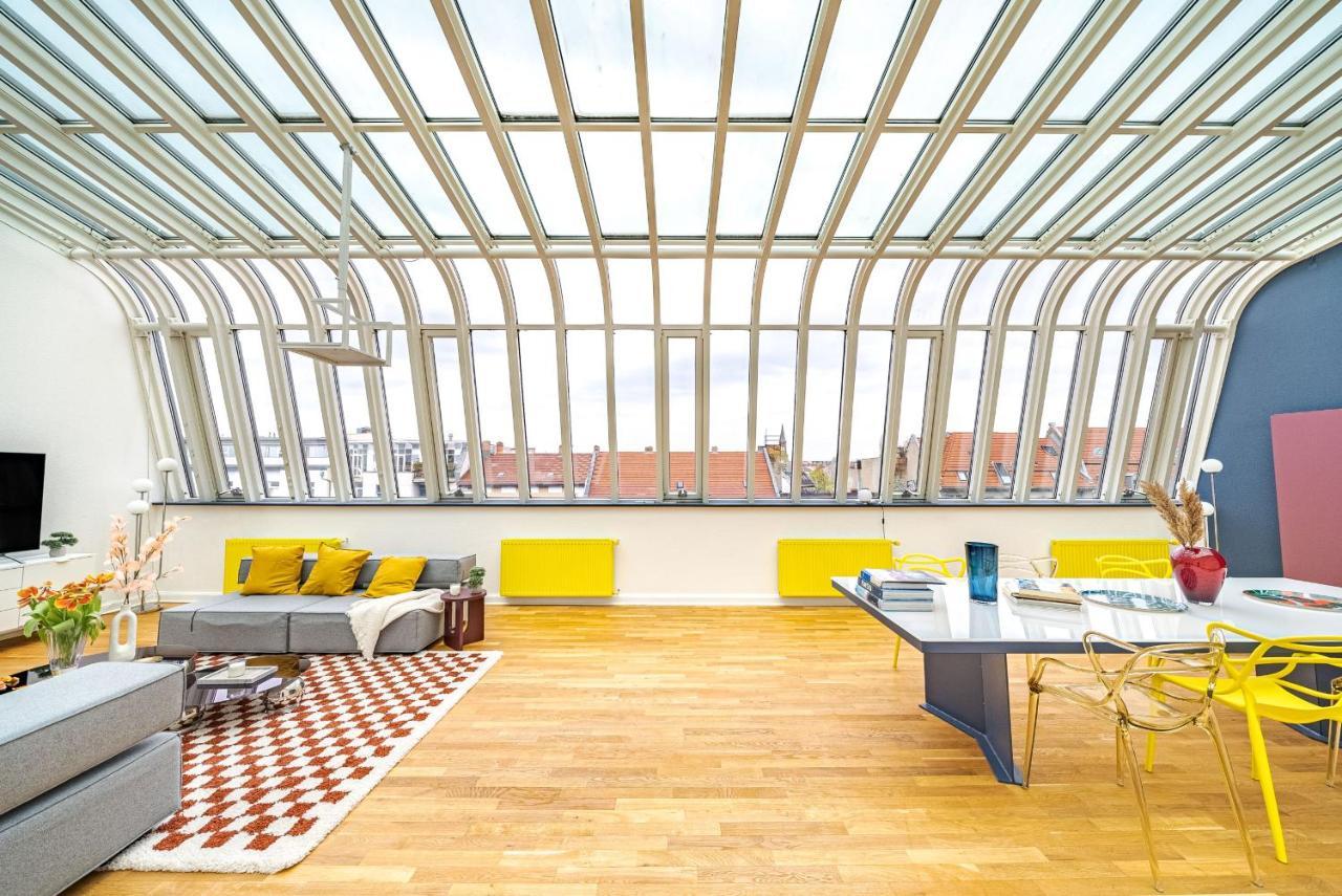 Appartamento Sky Loft In The Heart Of Berlino Esterno foto